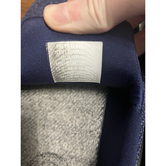 Peter Millar Hyperlight Apollo Sneakers Shoes Men's 11.5 Storm MA22EF11 Slip On - Picture 3 of 7